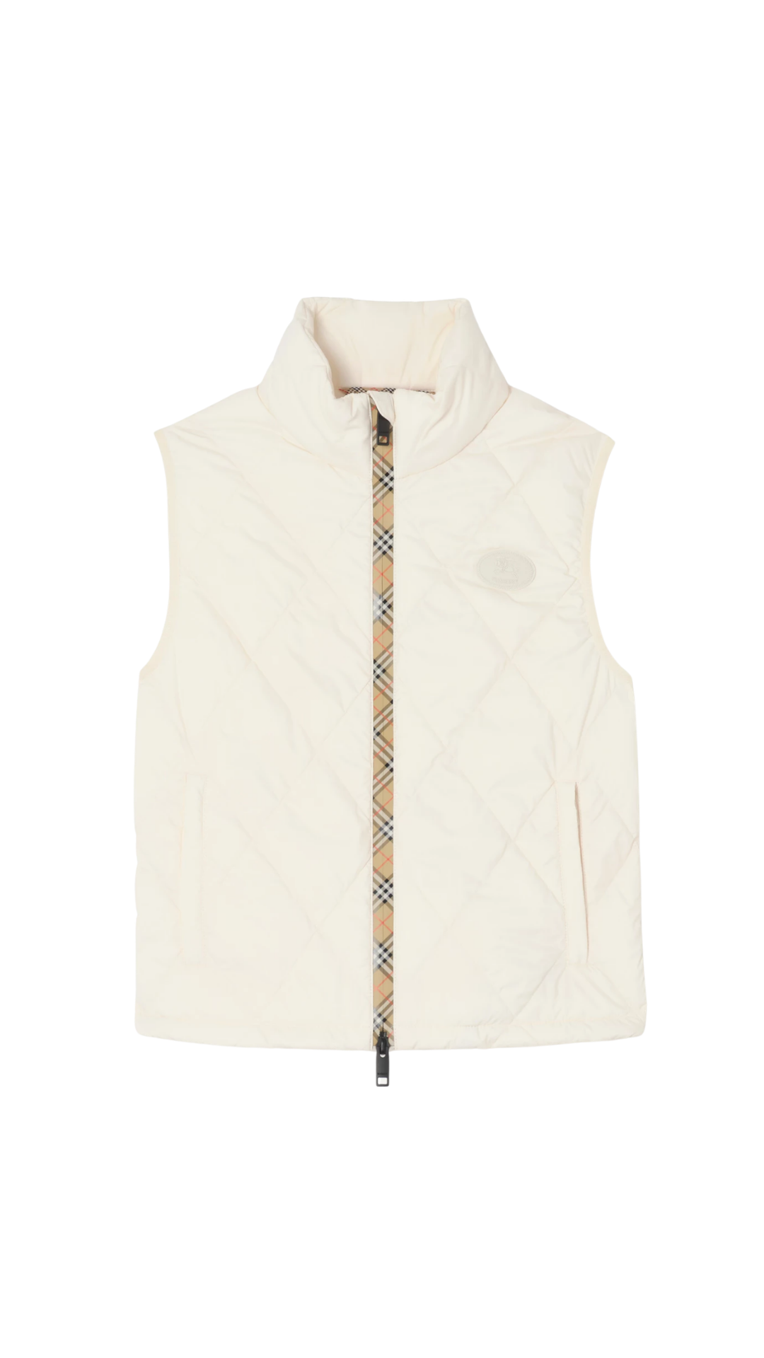 Packable Quilted Nylon Cheswick Gilet in Tundra White
