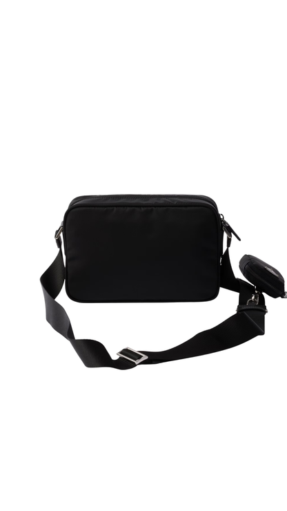 Re-Nylon Shoulder Bag in Black