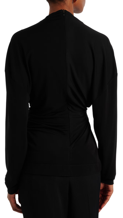 Draped Top in Black