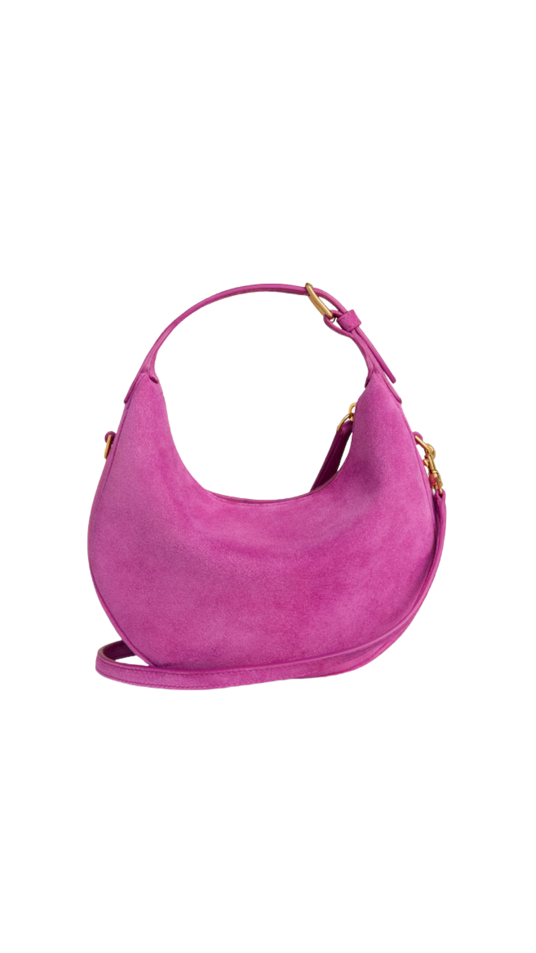 Teen Celine Lulu in Magenta Suede Calfskin