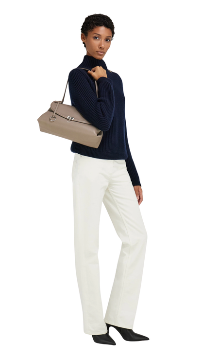 Sofia 2026 Shoulder Bag (M) in Warm Taupe
