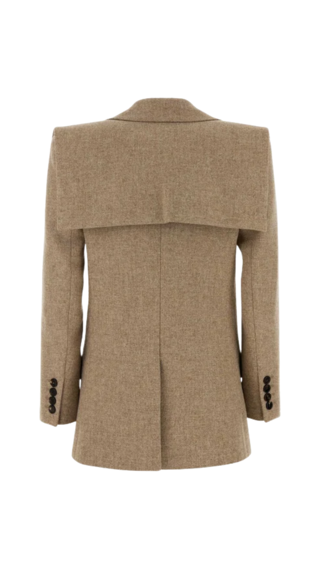 Single-Breasted Tailored Jacket in Prince of Wales Wool