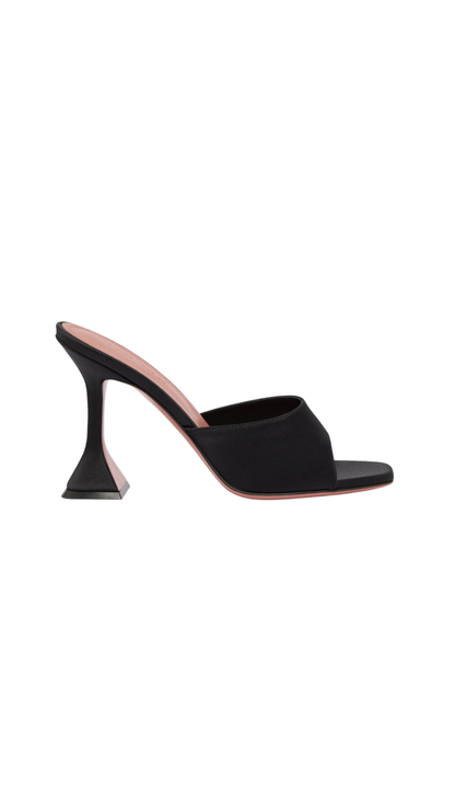 Lupita Slipper 95 Black Satin