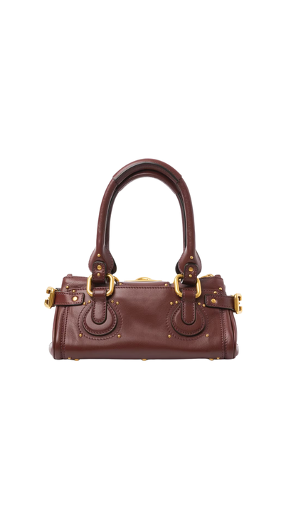 Small Paddington Bag in Crafty Brown Grained Leather
