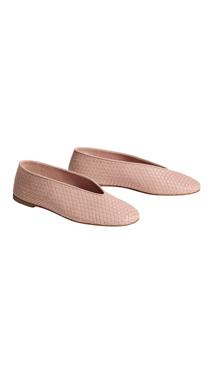 Rosa Ballerina in Terra Pink Lambskin Leather