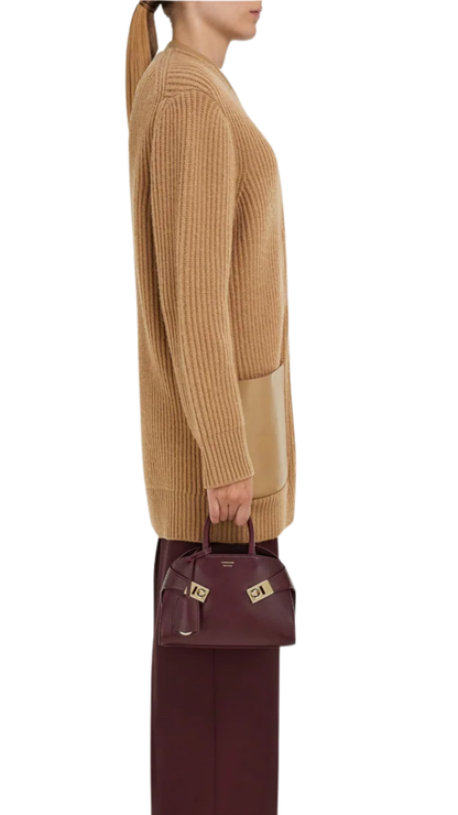 Hug Handbag (XS) in Plum