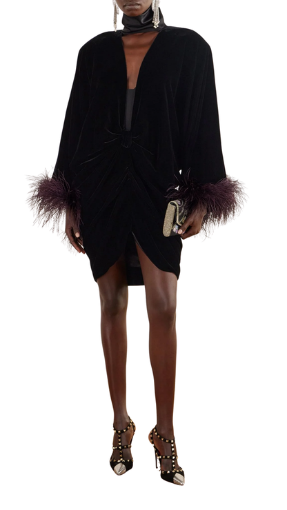 Rockstud 100 Embellished in Black Suede Pumps