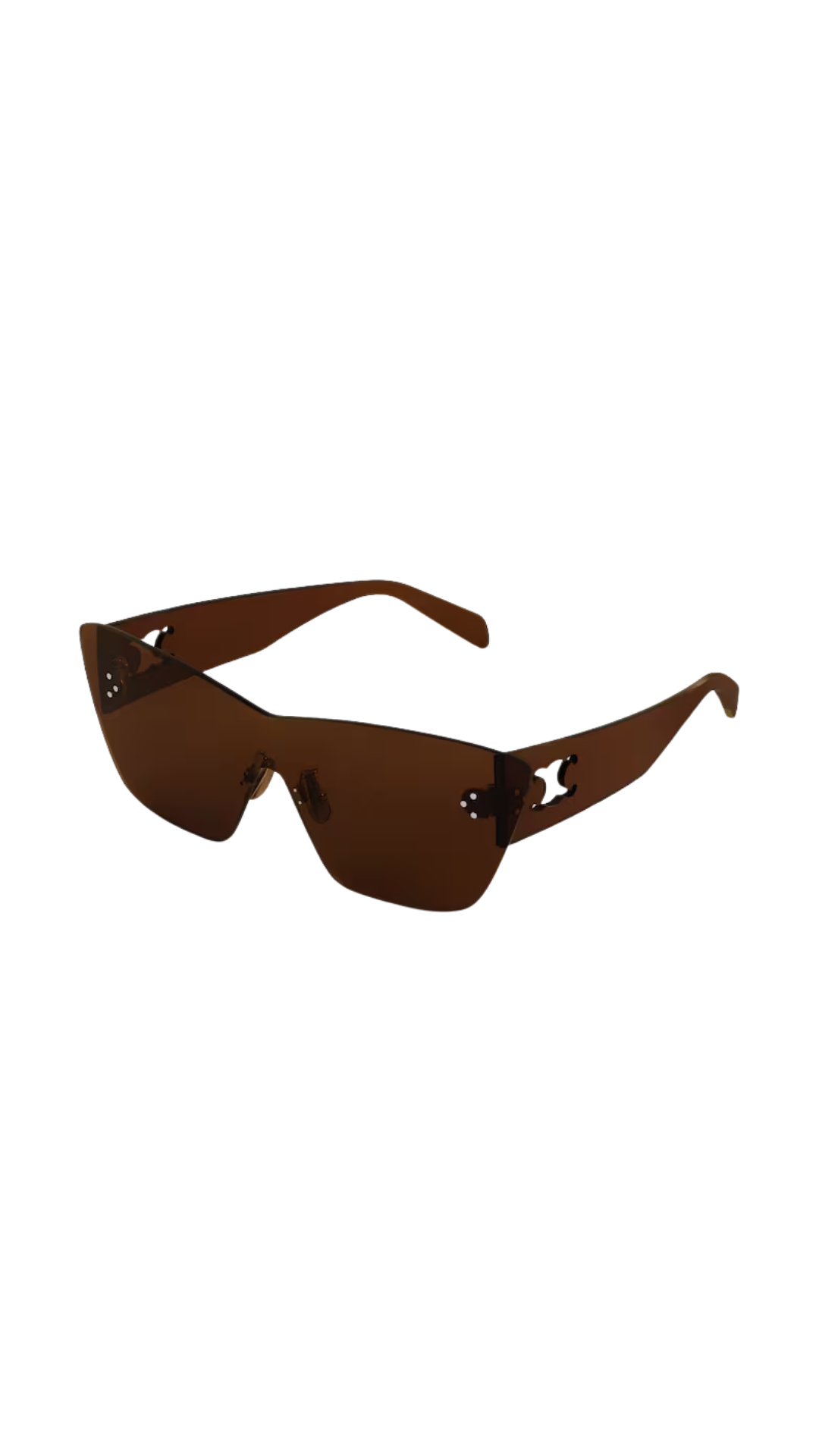 Sundown Shade Sunglasses in Brown Nylon