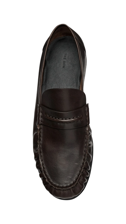 Theo Moccasin in Lacquer Brown