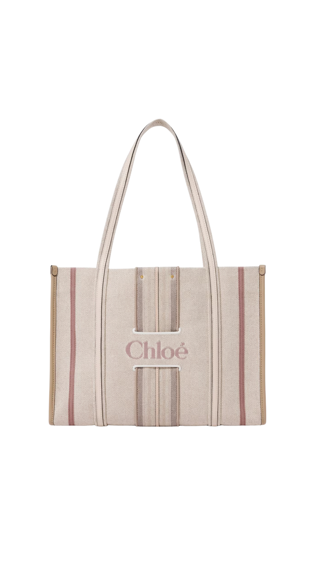 Woody Loop Tote Bag in Nude