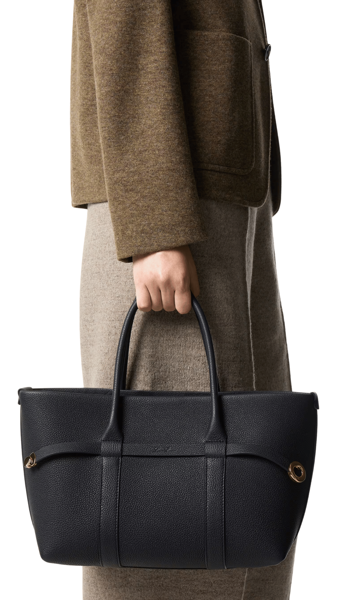 Small Ghiera Shopper Blue Navy/Sun Gold