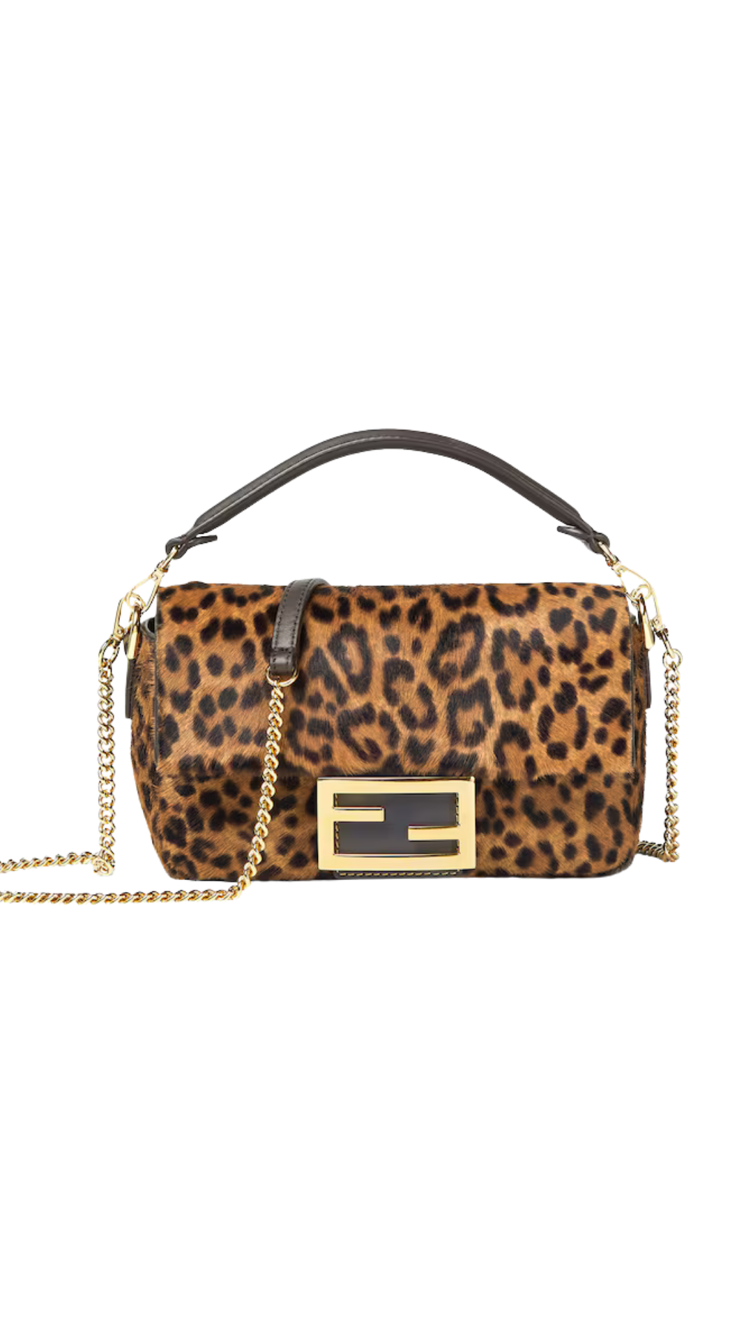 Baguette Mini Printed cavallino calfskin bag