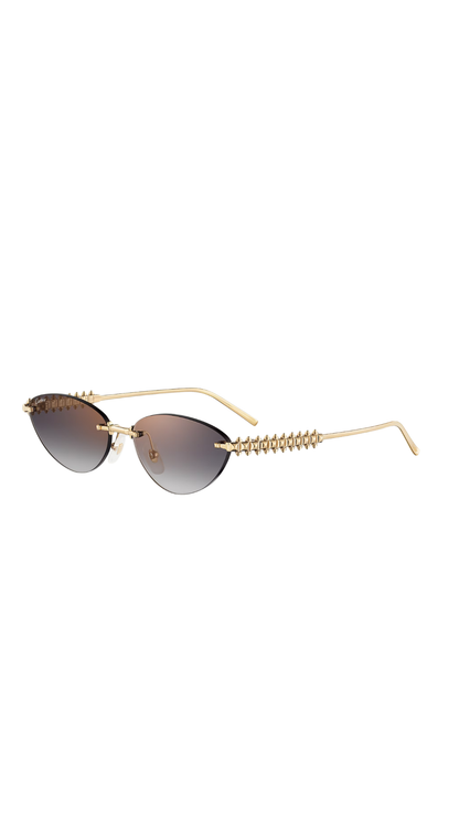 Clash de Cartier Sunglasses in Gold/Grey