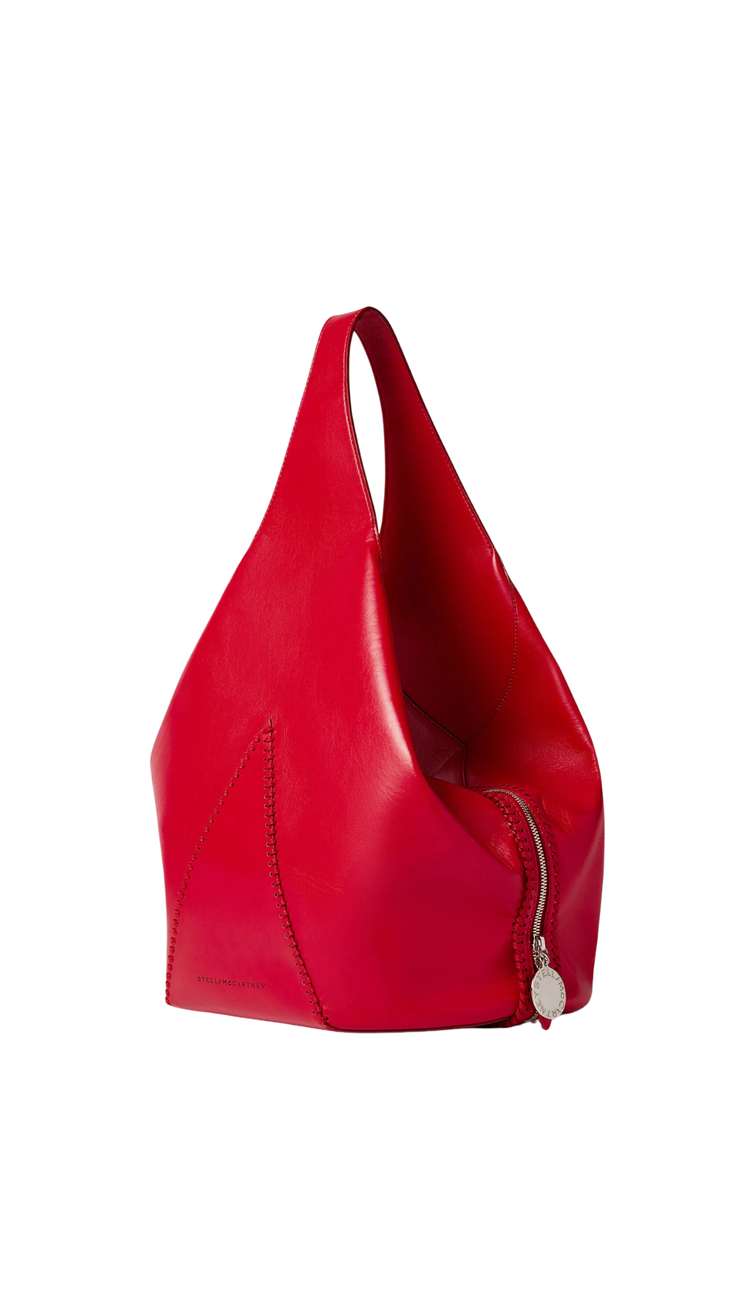 Appaloosa Whipstitch Medium Bucket Bag in Red