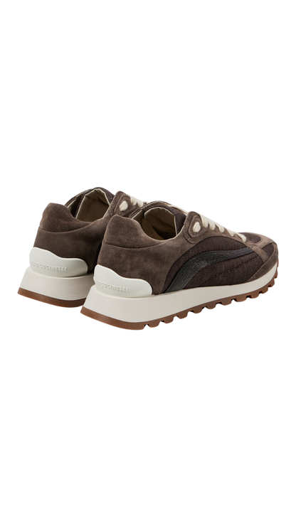 Suede Sneakers in Brown