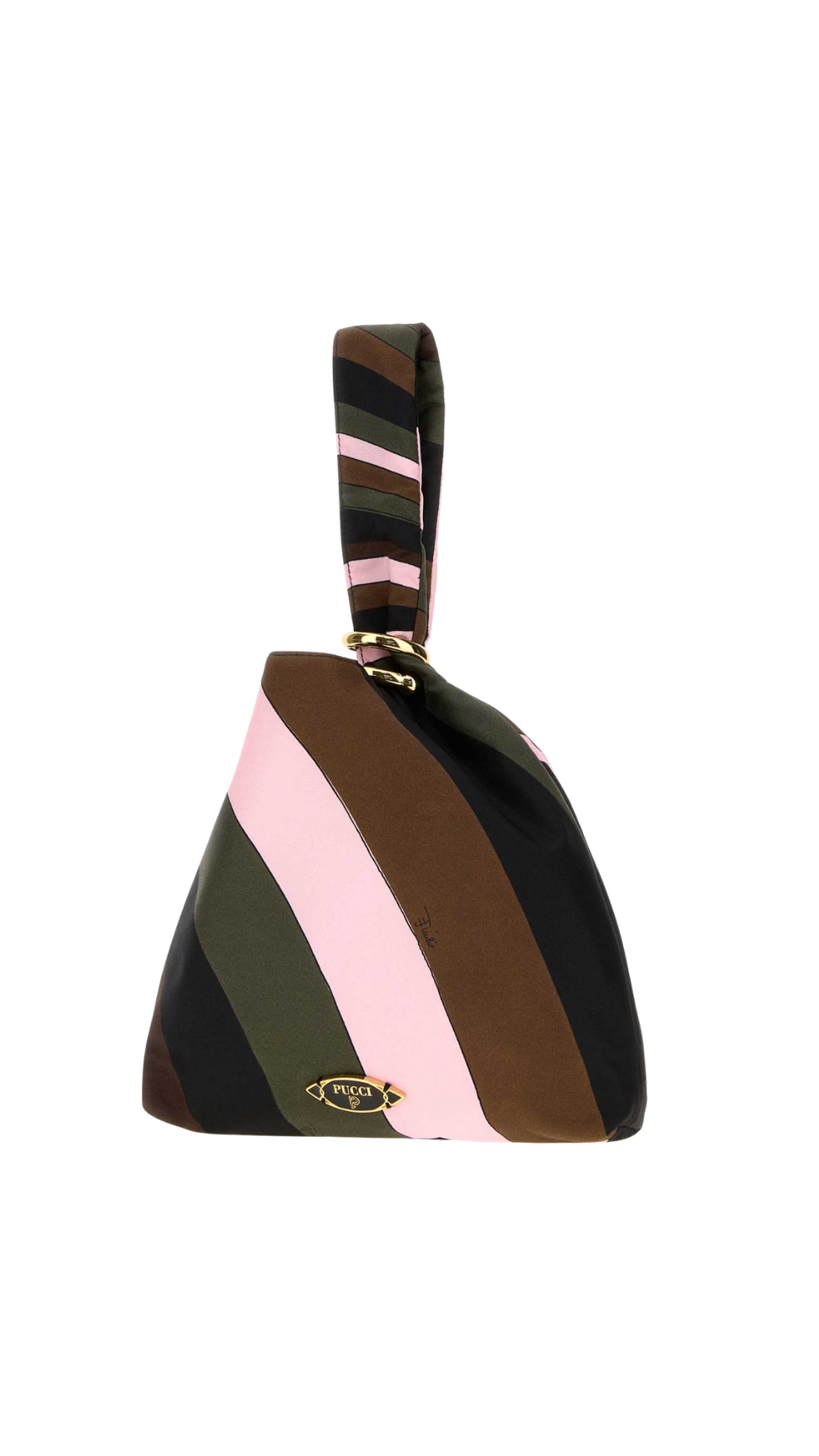 Emilio Bag in Khaki and Pink
