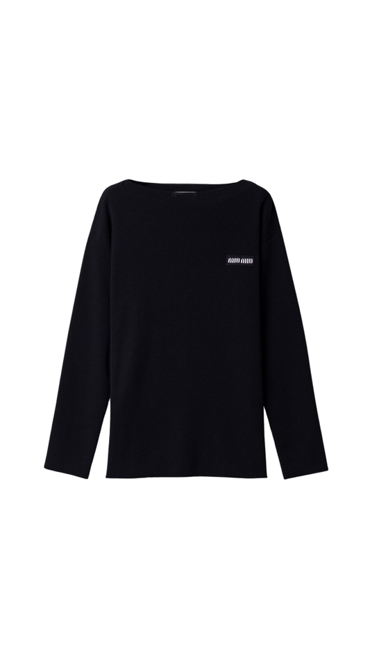 Wool Sweater in Navy