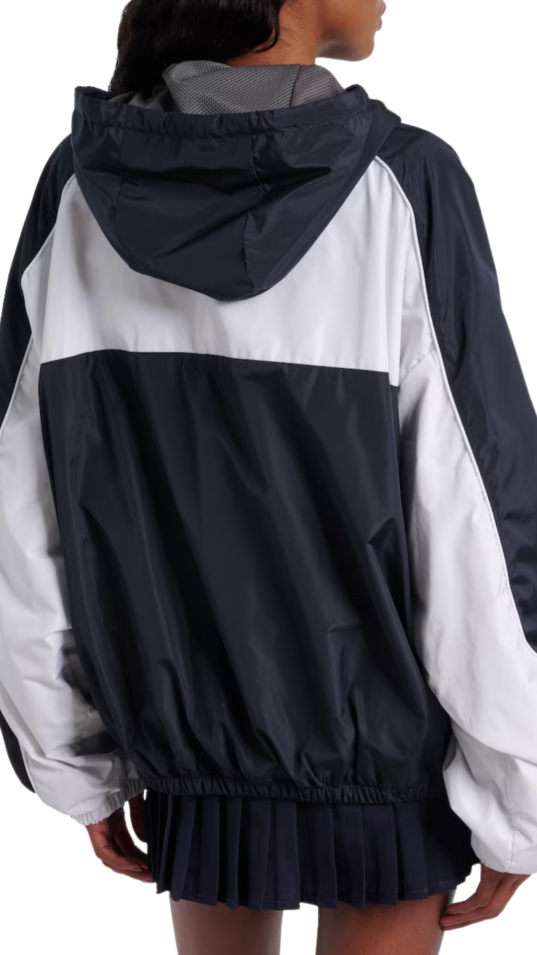 Miu Miu x New Balance Poplin Track Jacket in Blue