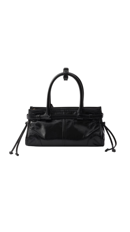 Bonnie Leather Mini-Bag in Black