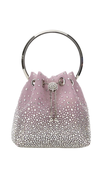 Bon Bon Crystal Mesh Handbag