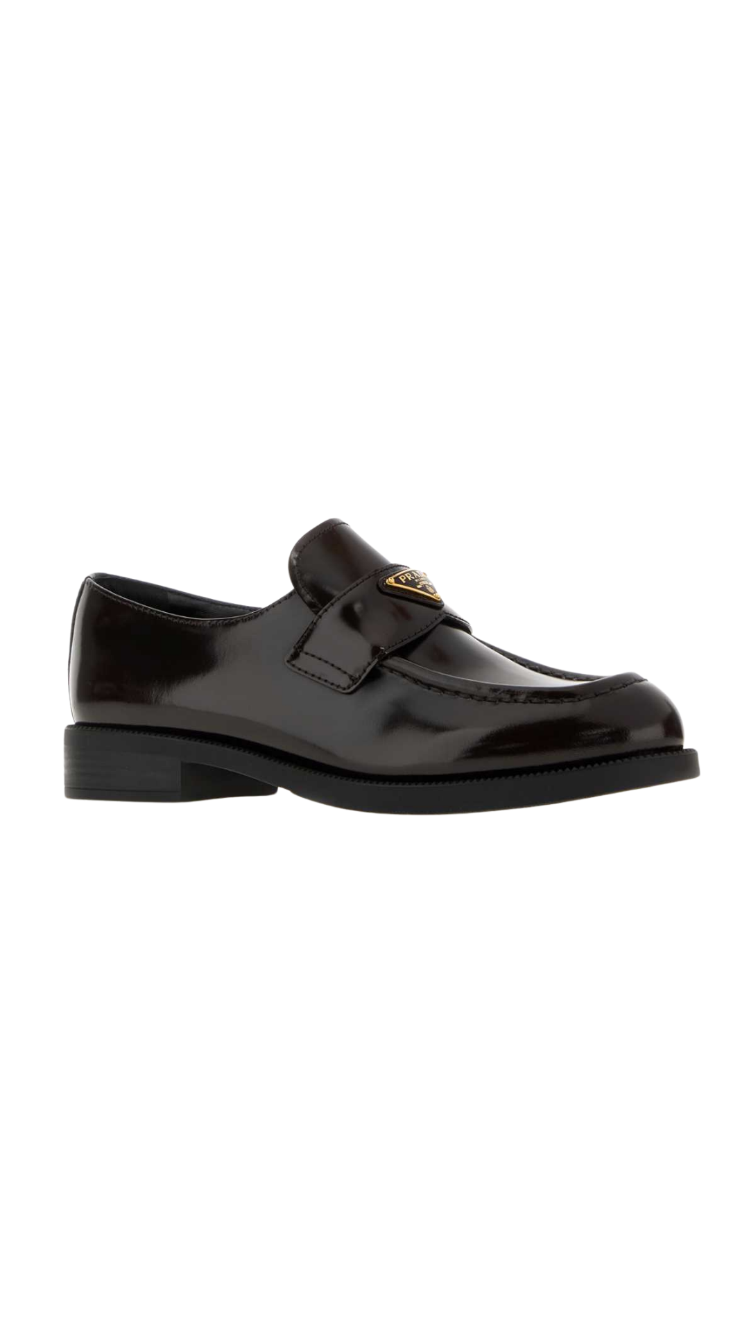 Brushed Leather Loafers in Sienna