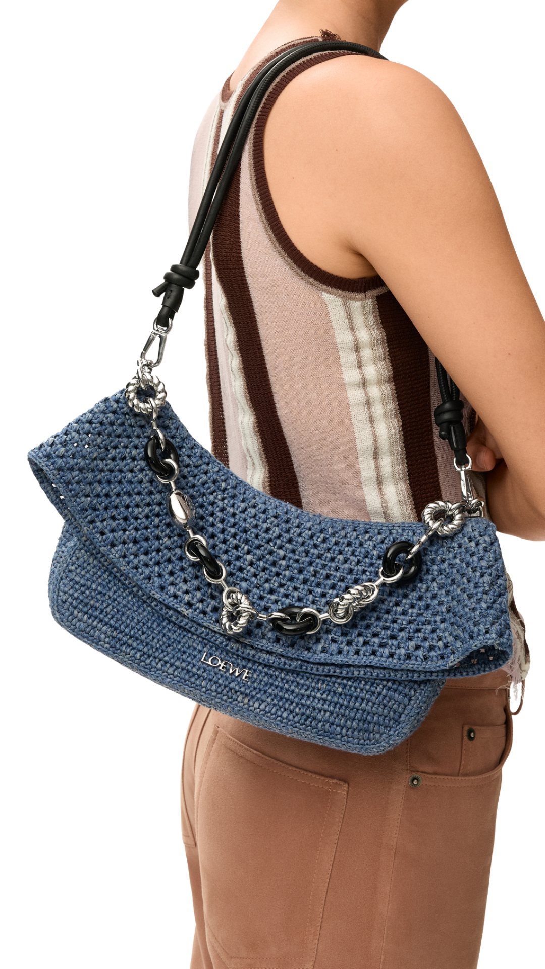 Medium Ola Bag in Denim Blue