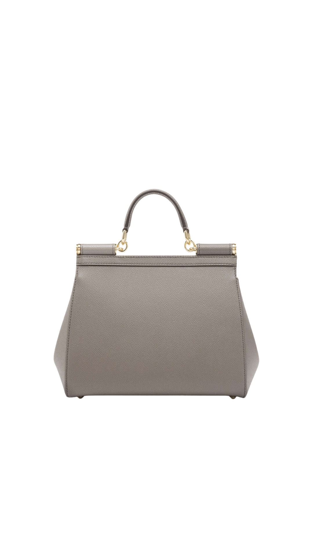Large Sicily Handbag in Beige Dauphine Calfskin