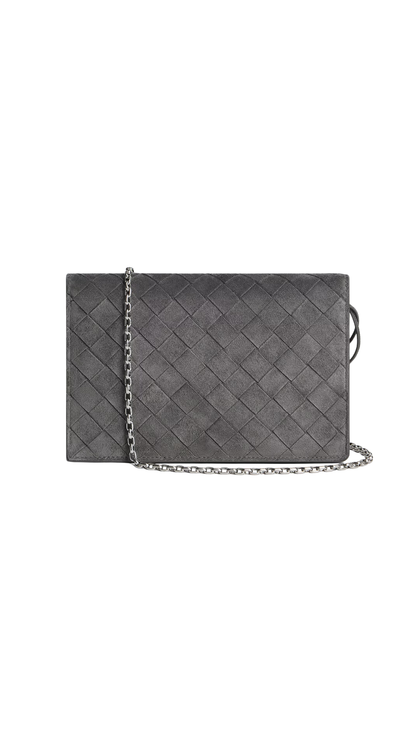 Andiamo Pouch on Strap in Obsidian Gray