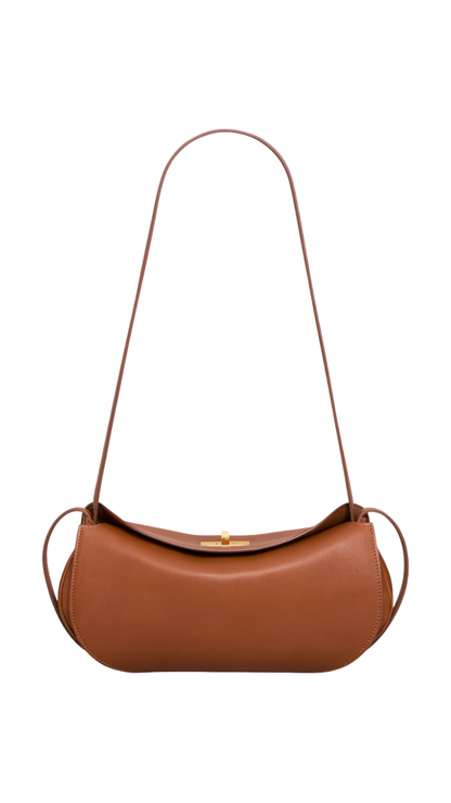 Little Hot Dog in Tan Supple Natural Calfskin
