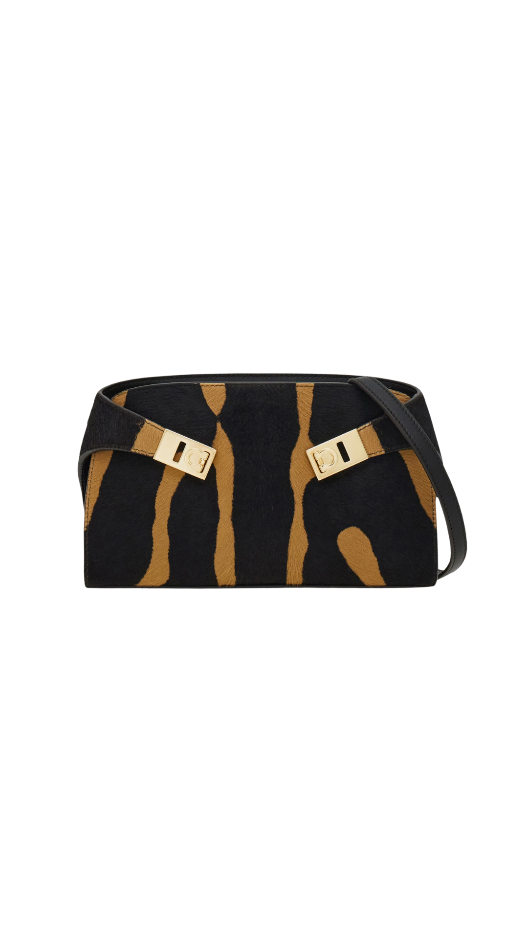 Hug Mini Crossbody Bag in Natural Brown/Testa di Moro