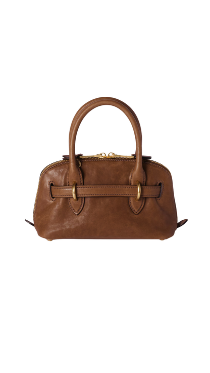 Aventure Mini Nappa Leather Bag in Oak