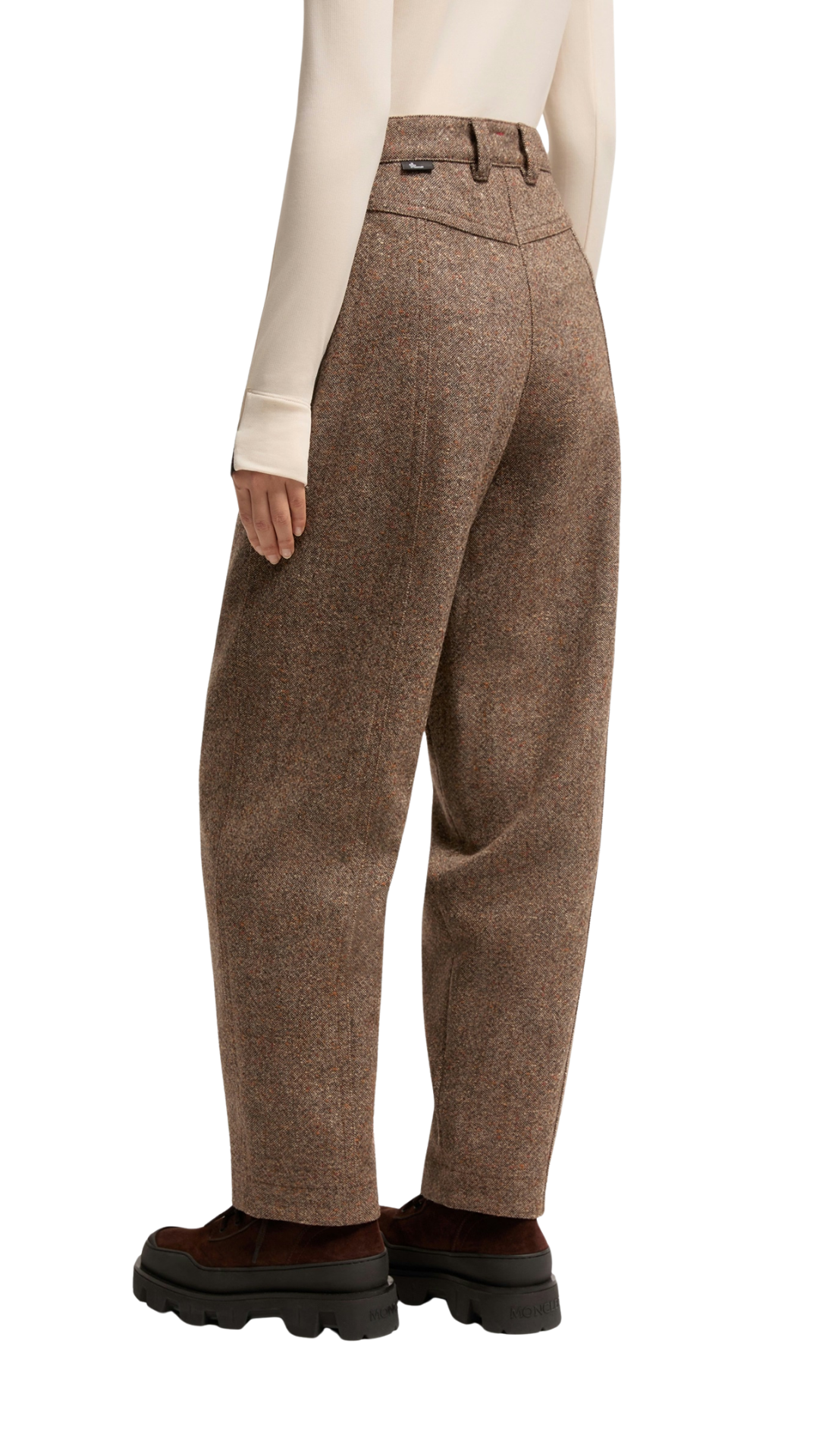 Straight-Leg Wool Pants