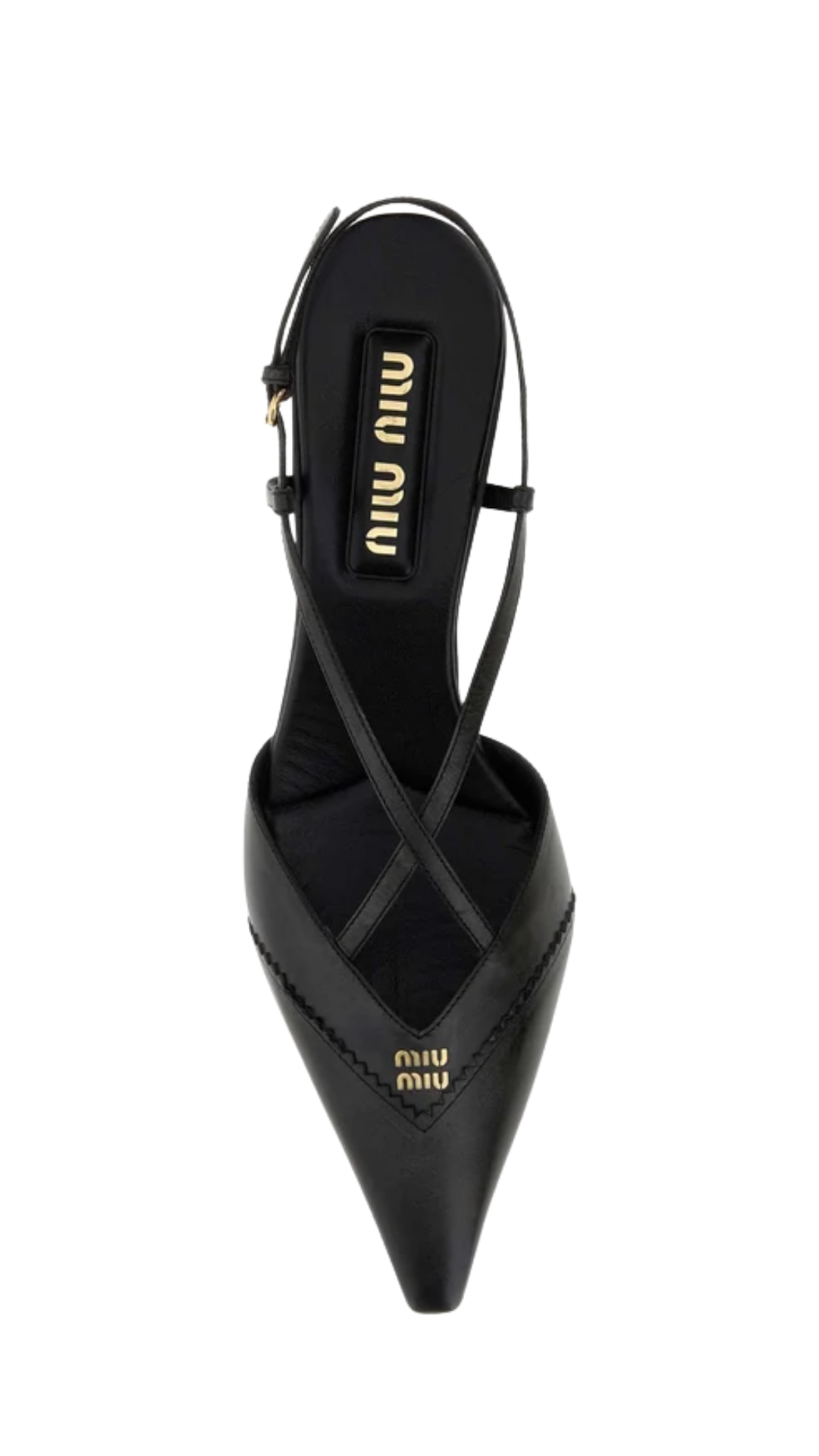 Slingback Pumps in Black