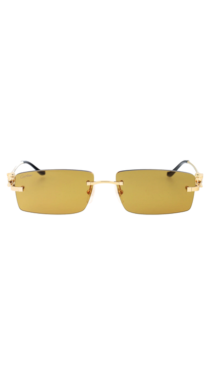 Panthère de Cartier Sunglasses in Gold