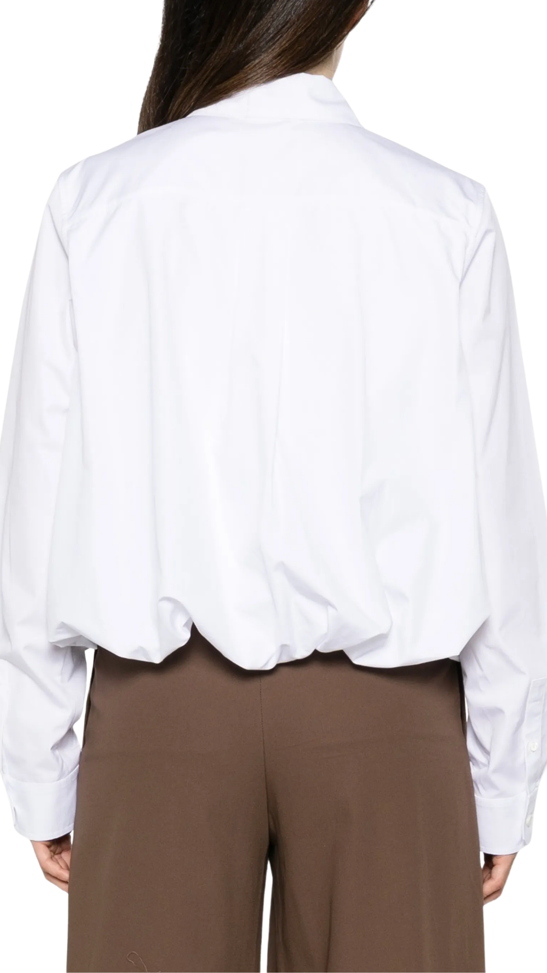Shirt in White Cotton