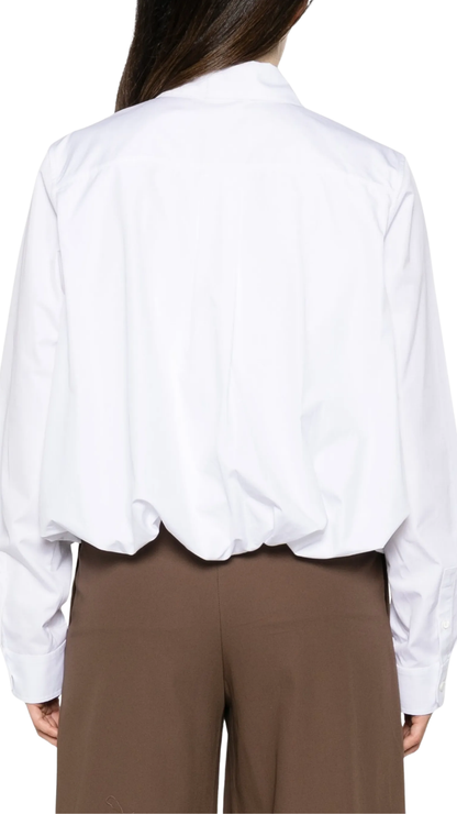 Shirt in White Cotton
