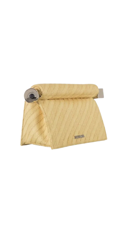 Rond Carré Clutch Bag in Yellow