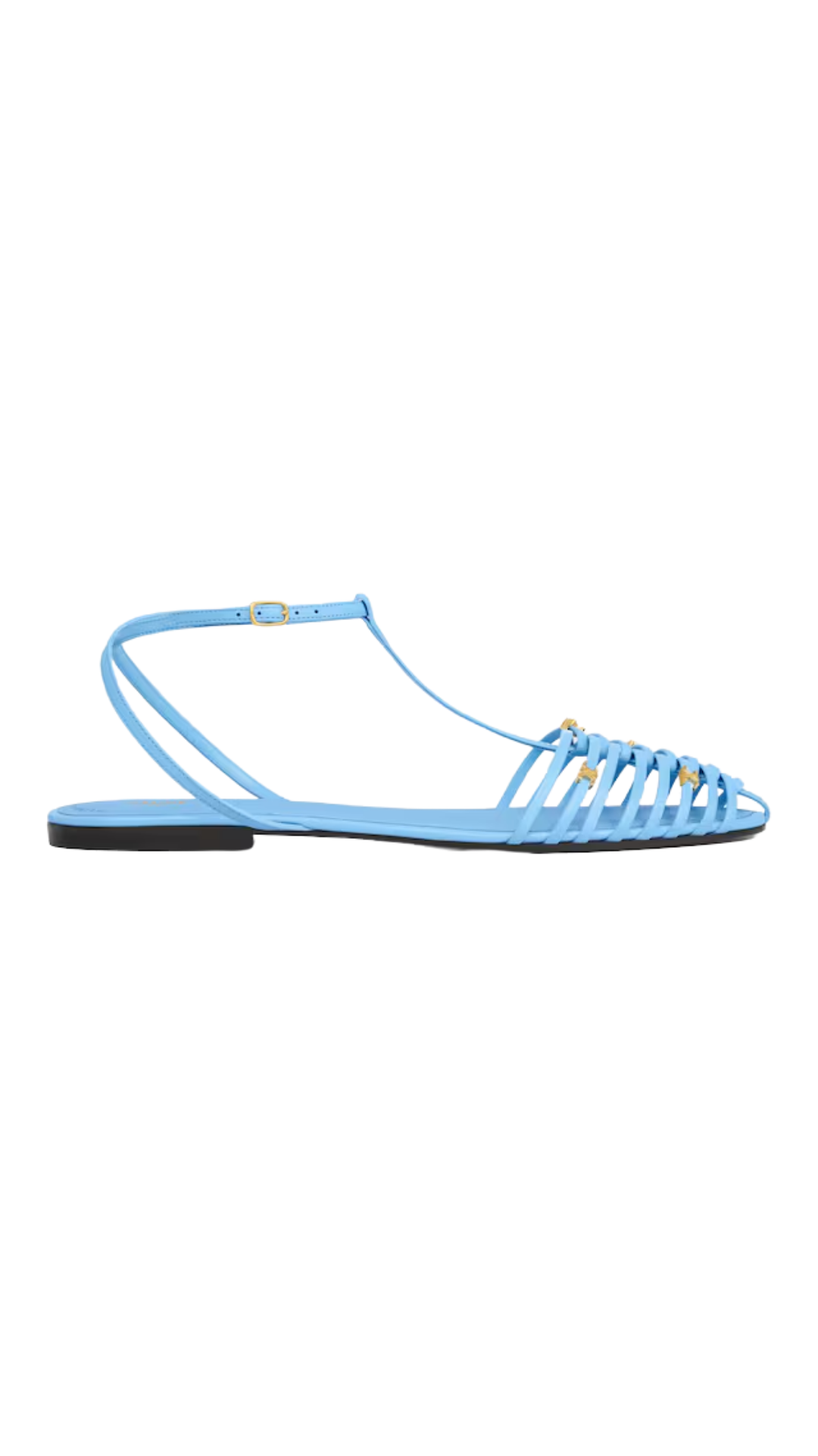 Cage Flat Sandal in Goatskin
