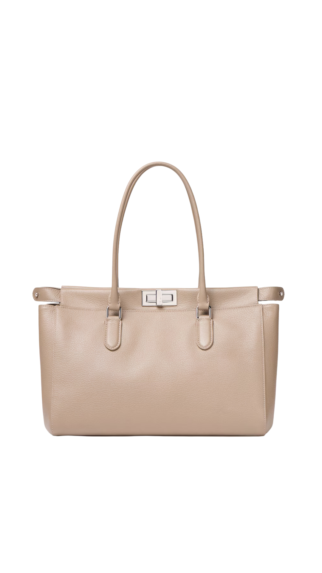 Peekaboo® Tote Small in Gray Leather Bag