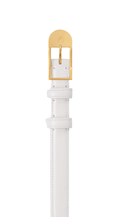 BC-25 18mm Belt in Rice Taurillon Leather