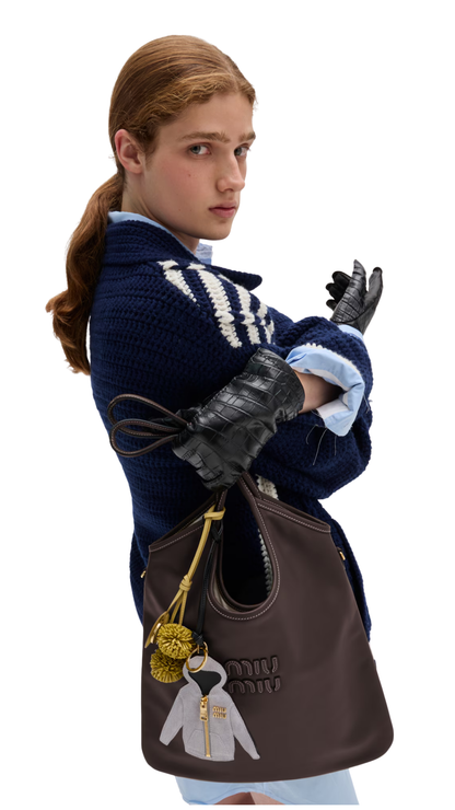 Ivy Leather Bag in Briarwood