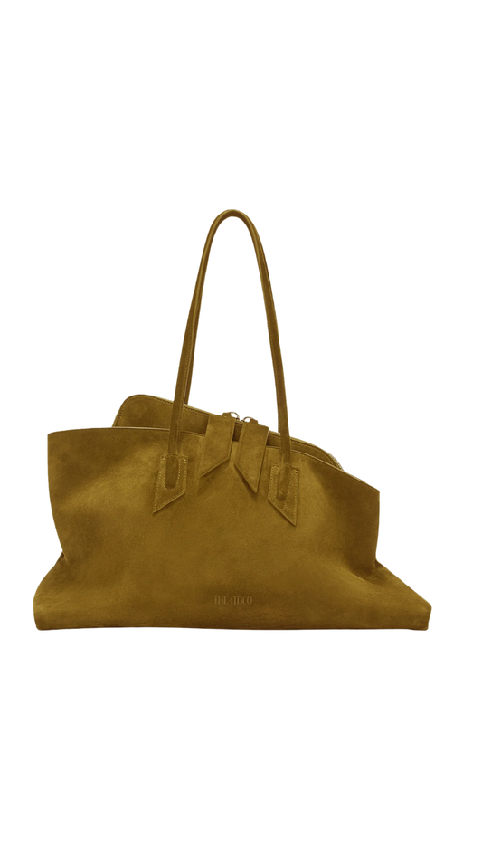 La Passeggiata Medium Khaki Top Handle