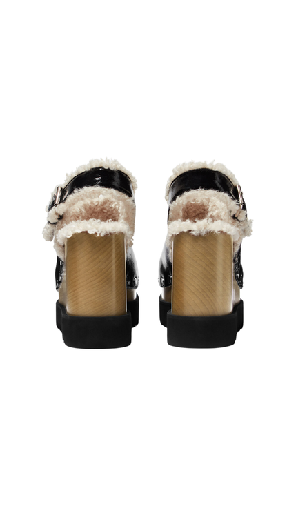 Elyse Slingback Clog in Black