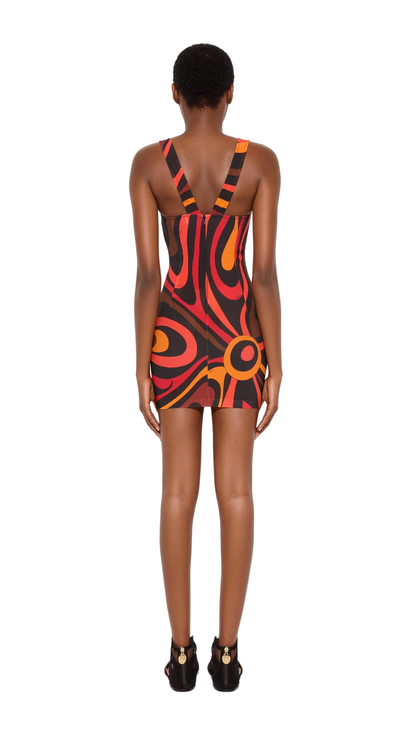 Marmo Print Dress
