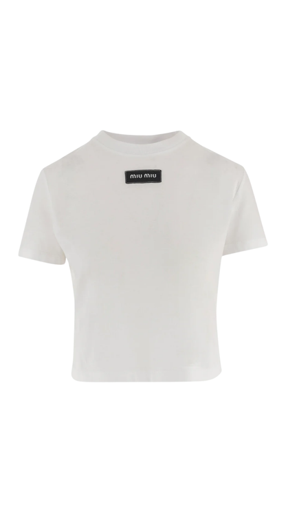 T-Shirt in Cotton with Logo