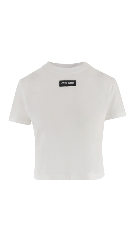 T-Shirt in Cotton with Logo