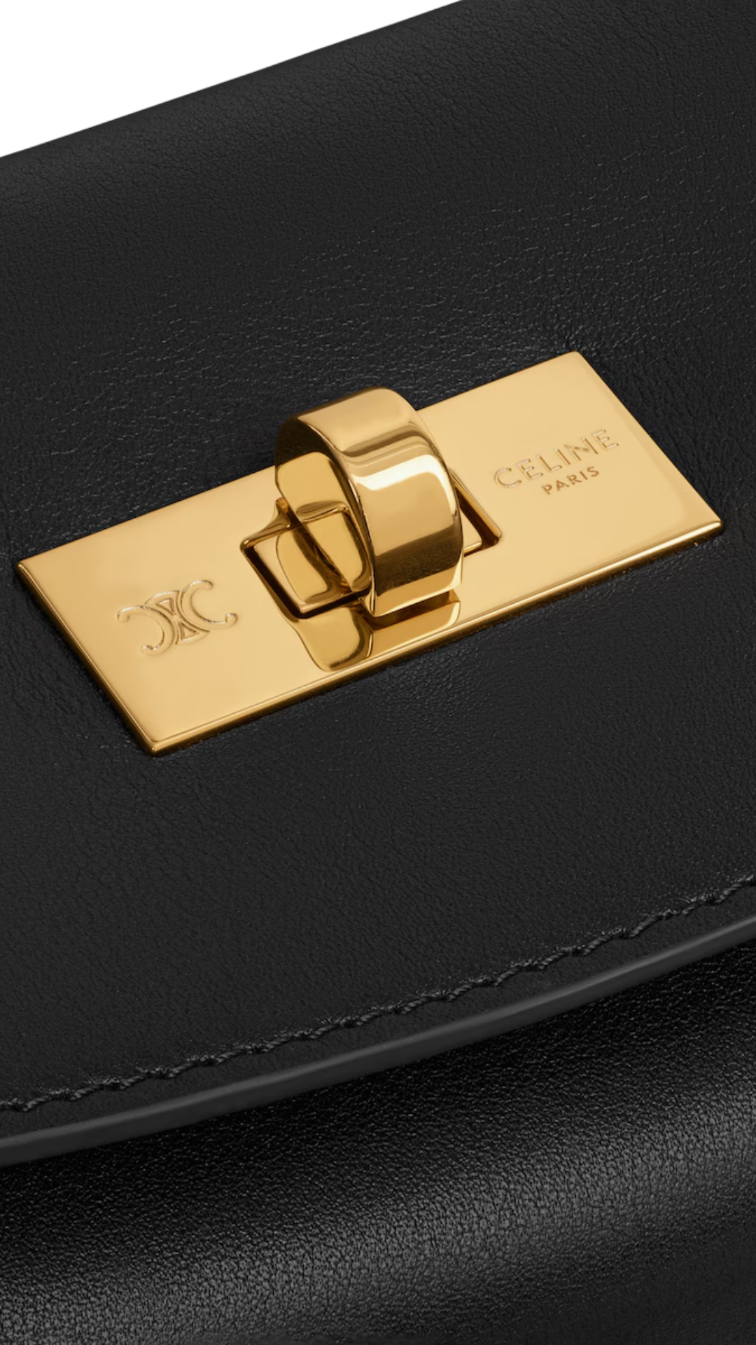 Little Hot Dog in Black Supple Natural Calfskin