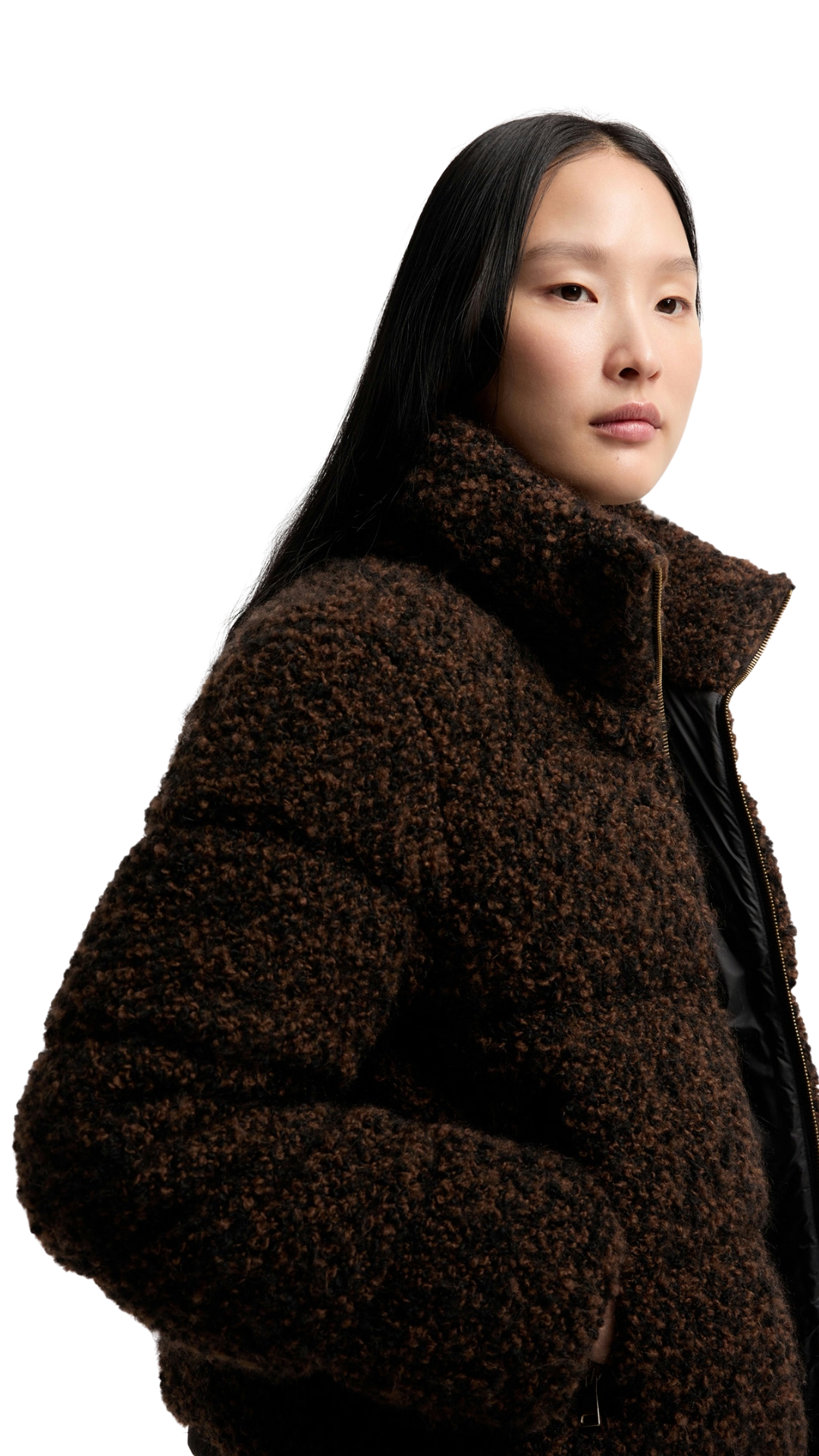 Trascendance Tweed Short Down Jacket