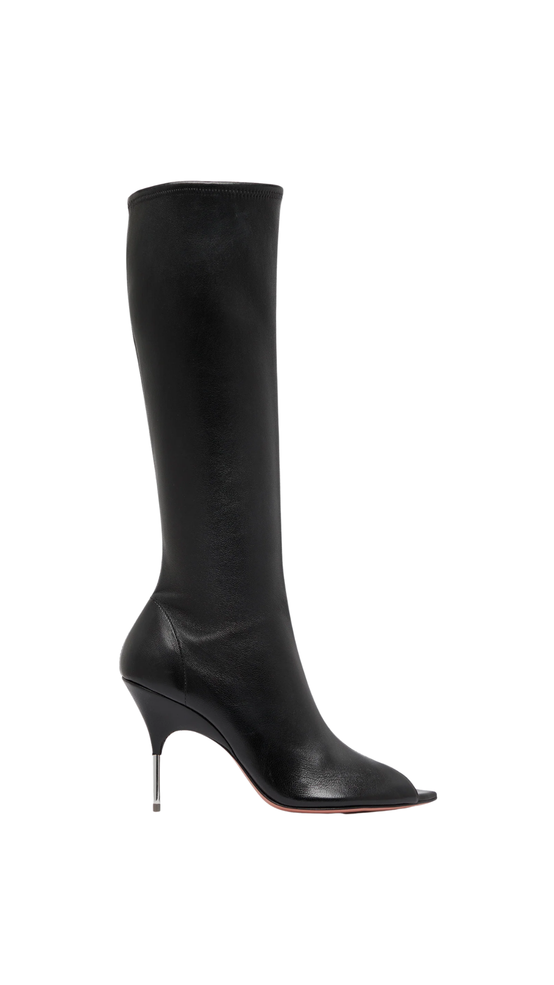 Bruna Stretch Boot 95 Black Stretch Nappa