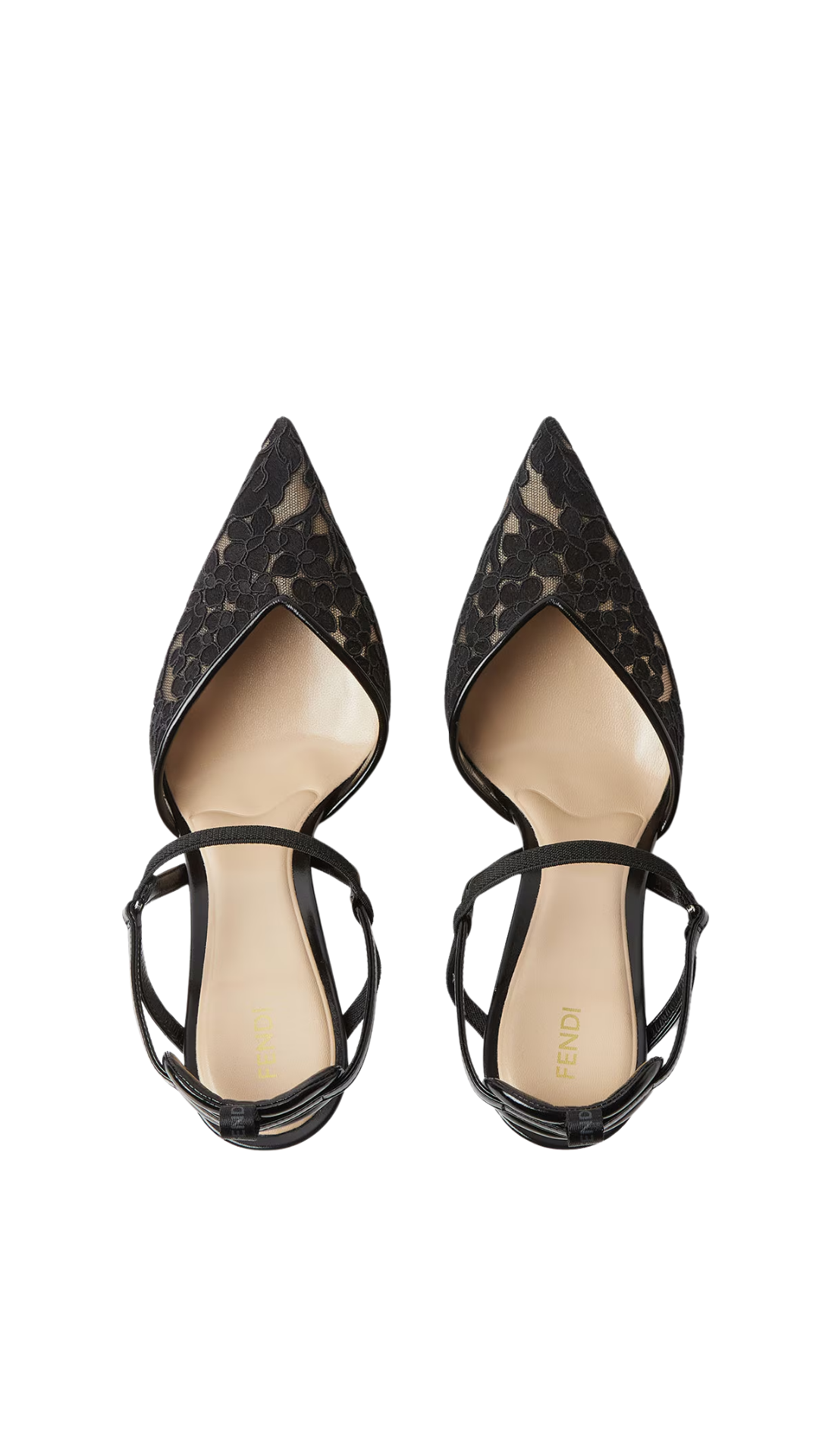 Very Colibrì Black tulle Hig-Heeled Slingbacks